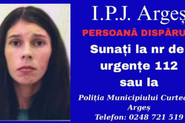 O mamă de 26 de ani și cei trei copii ai săi sunt căutați de polițiști în Argeș